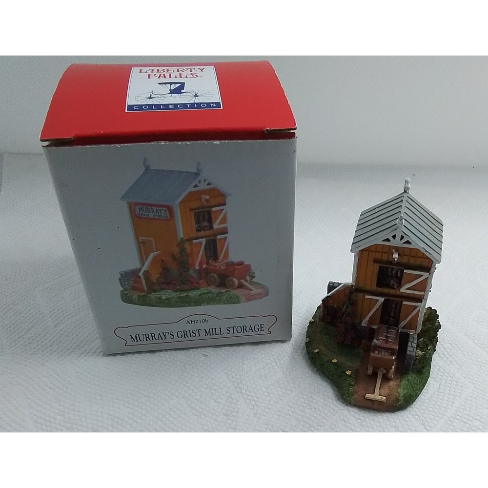 Liberty Falls Collection Murray's Grist Mill Storage AH210b‎ 2001 Village Boxed